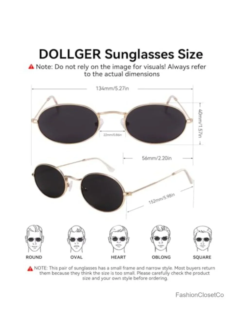 Vintage Oval Sunglasses Metal Frame UV400 Non-Polarized Retro Eyeglasses